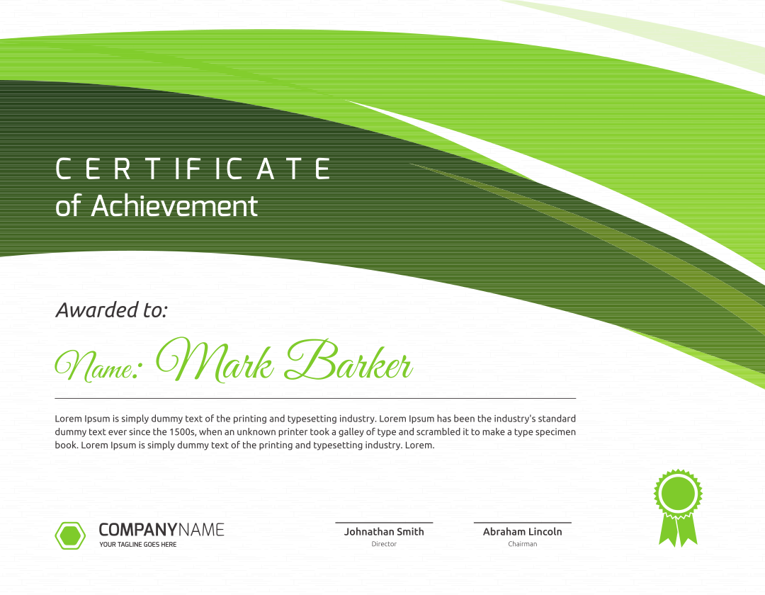 Certificate Template