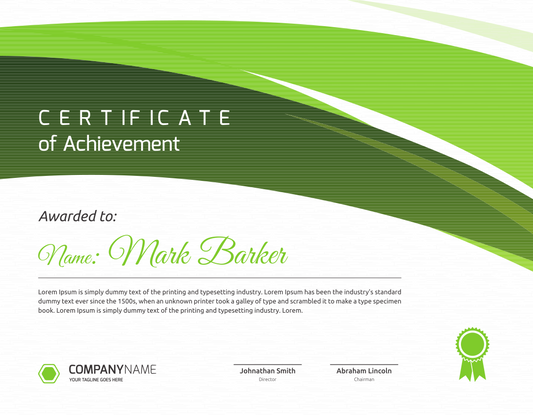 Certificate Template