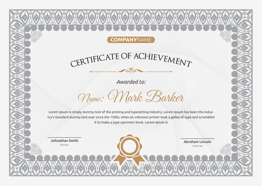 Certificate Template